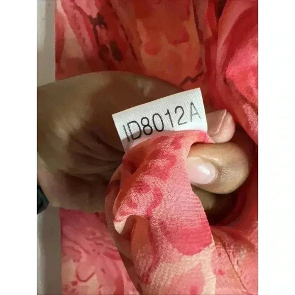 Vintage Ann Taylor sheer Pink Long sleeve silk button-up blouse size 8 - Picture 8 of 12